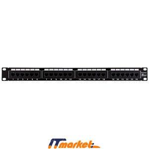 Patch Panel 24 port Cat5e 568A-B 1 Patch Panel 24 port Cat5e 568A-B 1