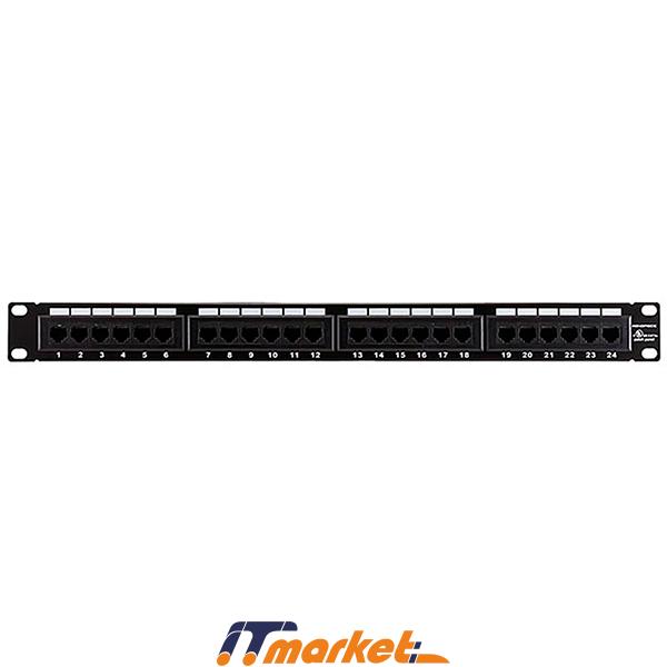 Patch Panel 24 port Cat5e 568A-B 1 Patch Panel 24 port Cat5e 568A-B 1
