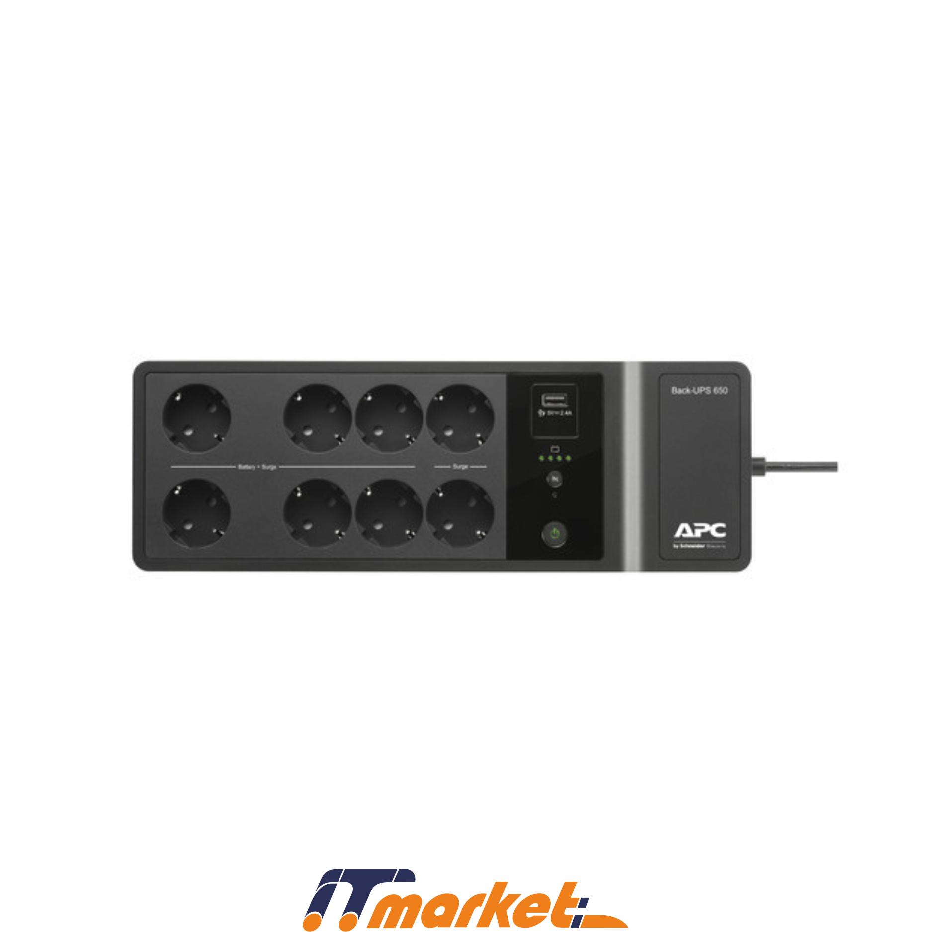 UPS APC Back-UPS 650VA, 230V, USB charging ports BE650G2-GRAZ-2 UPS APC Back-UPS 650VA, 230V, USB charging ports BE650G2-GRAZ-2