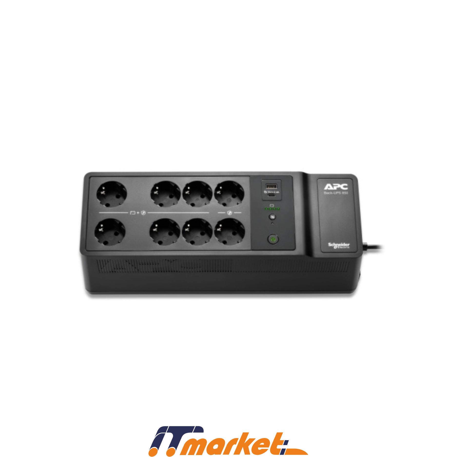 UPS APC Back-UPS 850VA, 230V, USB Type-C and A charging ports BE850G2-GRAZ-2 UPS APC Back-UPS 850VA, 230V, USB Type-C and A charging ports BE850G2-GRAZ-2