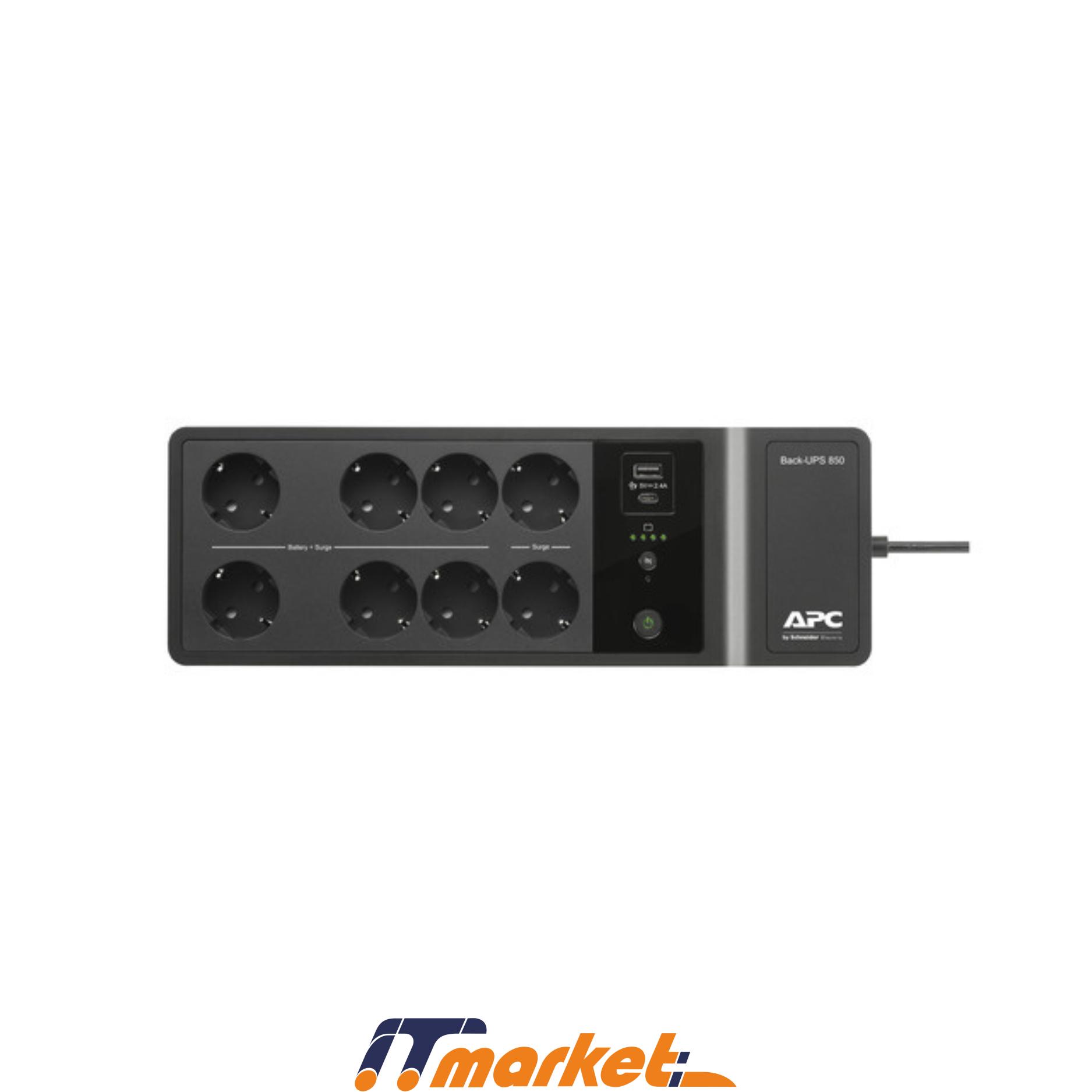 UPS APC Back-UPS 850VA, 230V, USB Type-C and A charging ports BE850G2-GRAZ-4 UPS APC Back-UPS 850VA, 230V, USB Type-C and A charging ports BE850G2-GRAZ-4