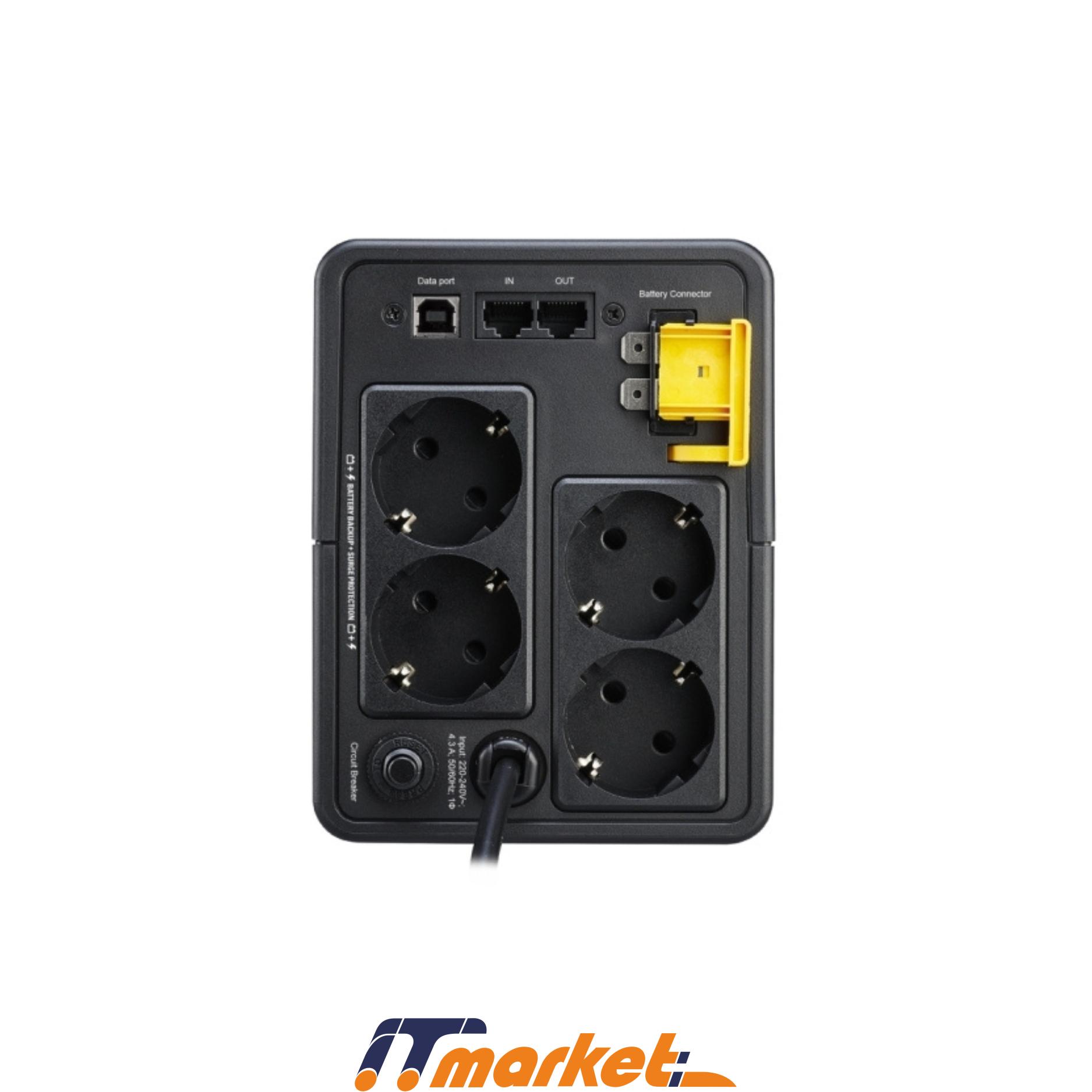 UPS APC Back-UPS 950VA, 230V, AVR, Schuko Sockets BX950MI-GRAZ-4 UPS APC Back-UPS 950VA, 230V, AVR, Schuko Sockets BX950MI-GRAZ-4