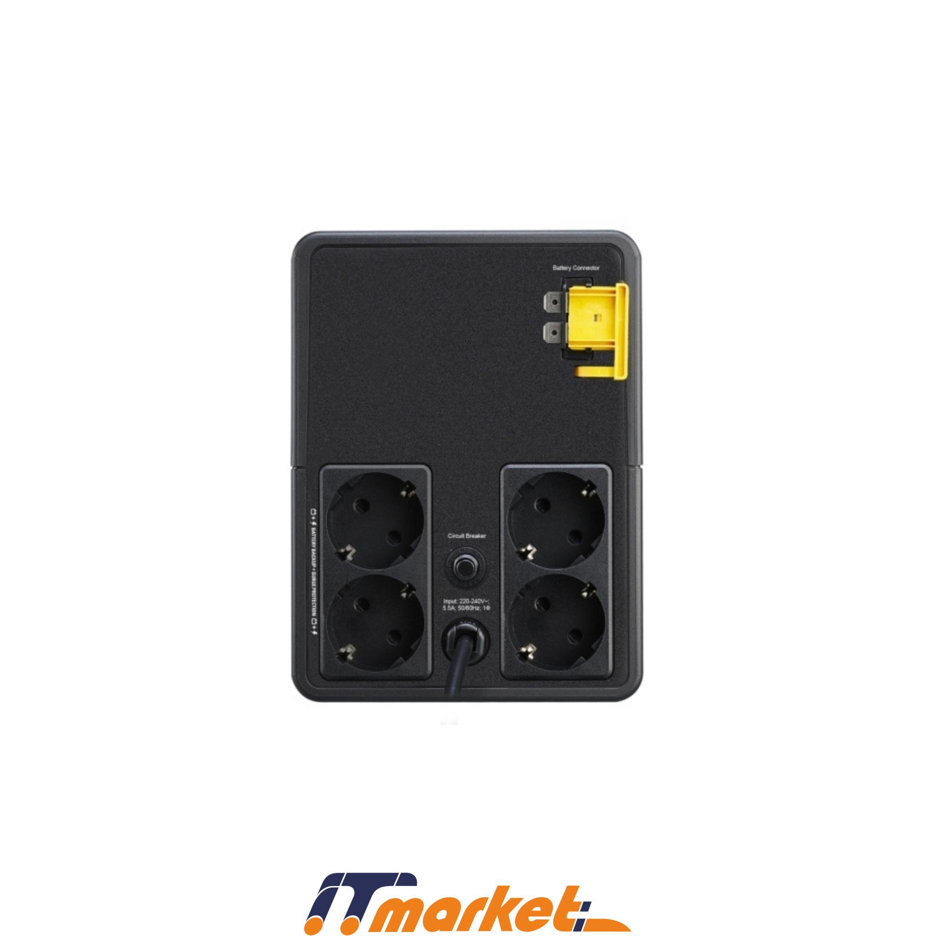 UPS APC Easy UPS 1200VA, 230V, AVR, Schuko Sockets BVX1200LI-GRAZ-4 UPS APC Easy UPS 1200VA, 230V, AVR, Schuko Sockets BVX1200LI-GRAZ-4
