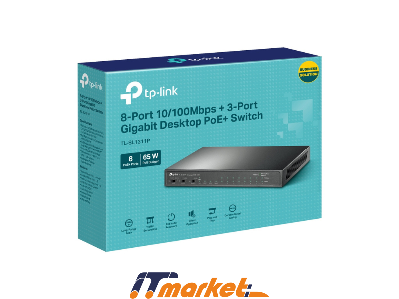Kommutator TP-Link TL-SL1311P Kommutator TP-Link TL-SL1311P