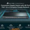 TP-Link SG3452P - 48 Gigabit PoE+ Switch L2+ 1