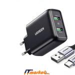 Ugreen CD161 USB Fast Charger EU 2