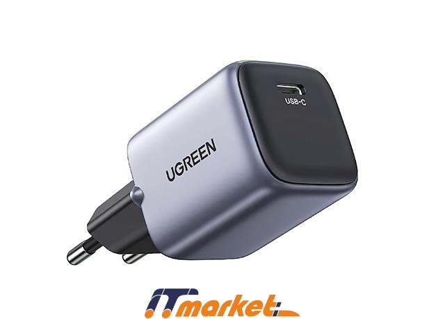 Ugreen CD319 Nexode 30W USB-C PD GaN Fast Charger EU (Space Gray) 1 Ugreen CD319 Nexode 30W USB-C PD GaN Fast Charger EU (Space Gray) 1