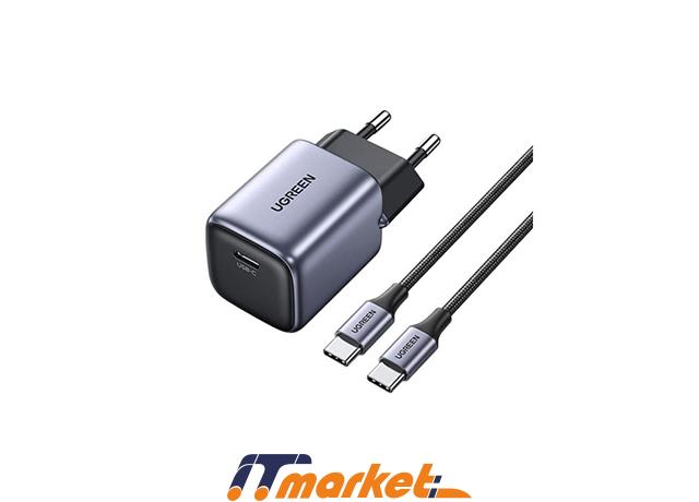 Ugreen CD319 Nexode 30W USB-C PD GaN Fast Charger EU (Space Gray) 2 Ugreen CD319 Nexode 30W USB-C PD GaN Fast Charger EU (Space Gray) 2