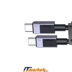 Ugreen L512 USB-C to USB-C PD Fast Charging Cable 5A Max Space Gray 1m 1