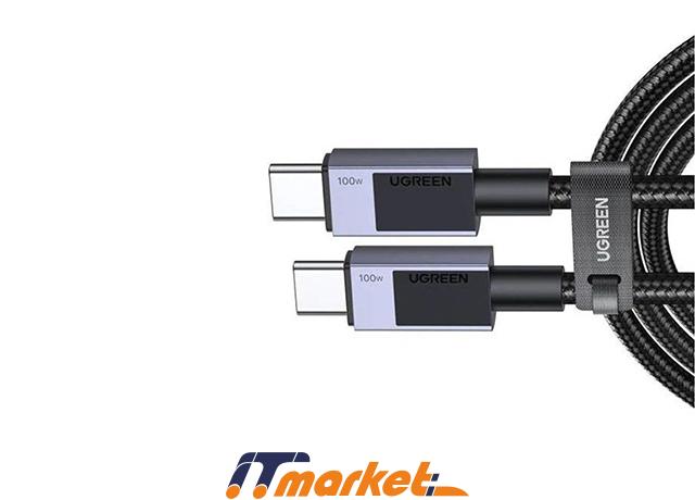 Ugreen L512 USB-C to USB-C PD Fast Charging Cable 5A Max Space Gray 1m 1 Ugreen L512 USB-C to USB-C PD Fast Charging Cable 5A Max Space Gray 1m 1
