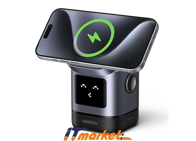 Ugreen W709 2-in-1 Magnetic Wireless Charger-1 Ugreen W709 2-in-1 Magnetic Wireless Charger-1