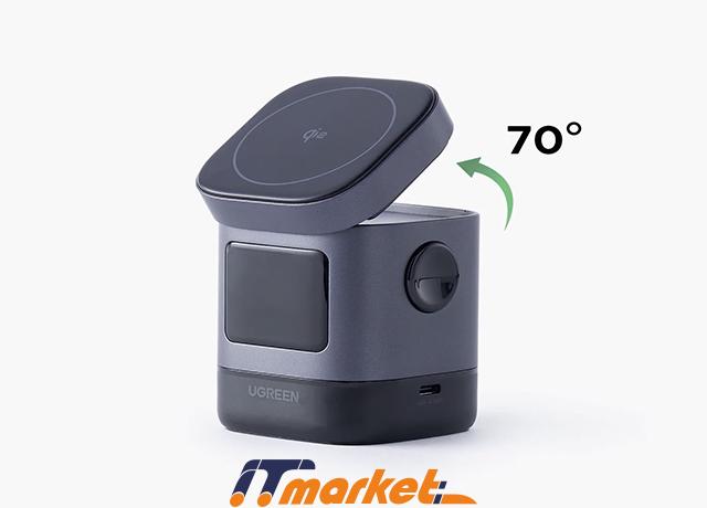Ugreen W709 2-in-1 Magnetic Wireless Charger-2 Ugreen W709 2-in-1 Magnetic Wireless Charger-2