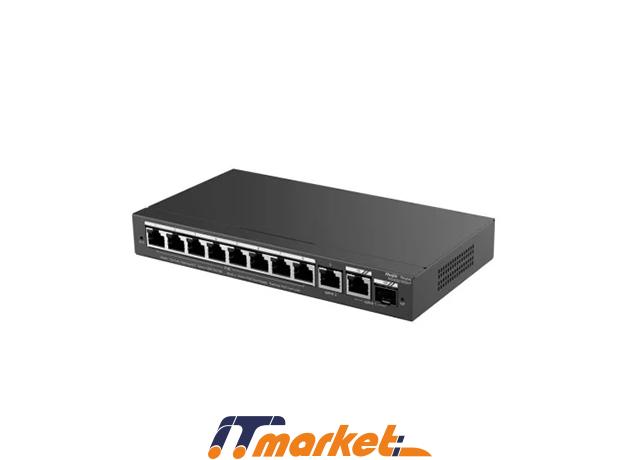 10-Port Gigabit Smart PoE Switch Reyee RG-ES210GS-P-3 10-Port Gigabit Smart PoE Switch Reyee RG-ES210GS-P-3