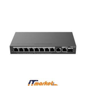 10-Port Gigabit Smart PoE Switch Reyee RG-ES210GS-P