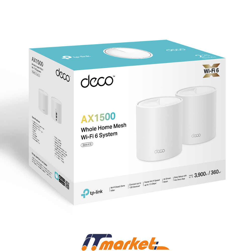 tp-link deco x10 (2-pack) ax1500 mesh 2 tp-link deco x10 (2-pack) ax1500 mesh 2